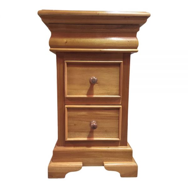 French Louis Philippe Sleigh 2-3 Drawer Bedside