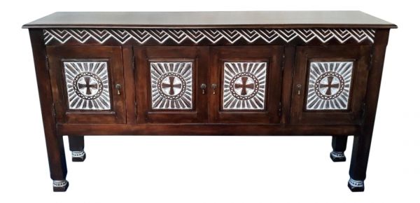 Jacobean Four Door Sideboard