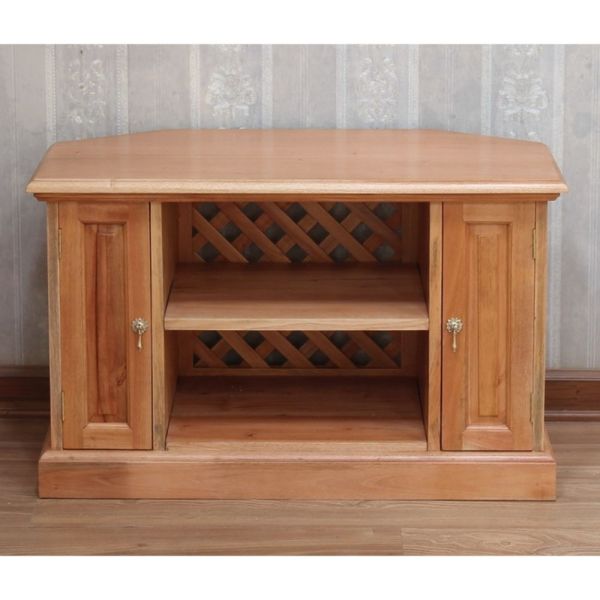 Solid Mahogany Corner TV Unit CBN002NW