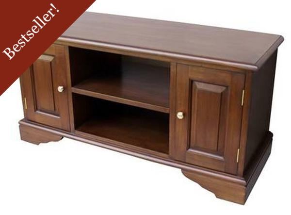 Widescreen Mahogany TV cabinet CBN055