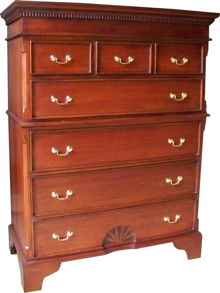 Solid Mahogany Chest on Chest CHT004