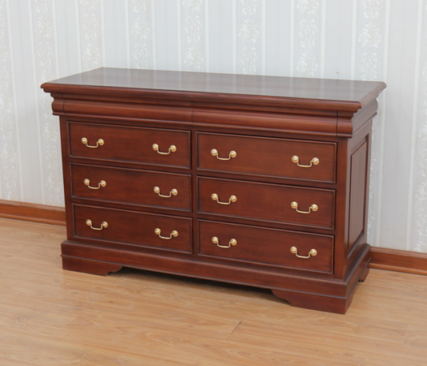 French Sleigh Chest of Drawers (6-8 drawers) CHT002