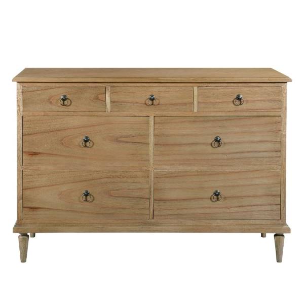Annecy Weathered French Wide Chest Of Drawers