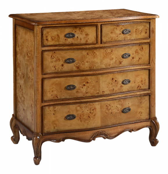 Hampton French Chic 5 Drawer Chest of Drawers