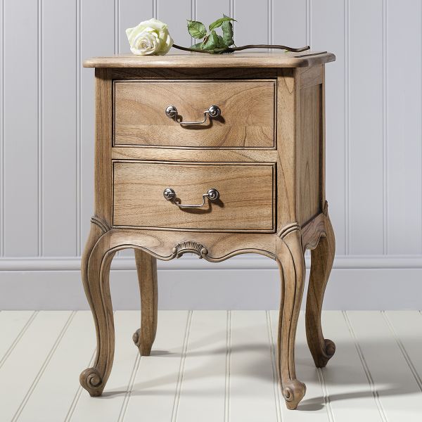 Coco Weathered French Bedside Table