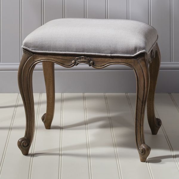 Coco Weathered French Dressing Table Stool