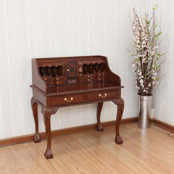 Mahogany Chippendale Escritoire Desk DSK011