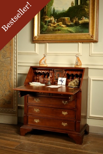 Solid Mahogany Bureau DSK017