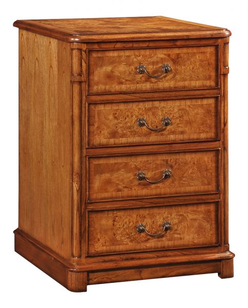 Hampton 2 Drawer Walnut Filing Cabinet FCW105-2D