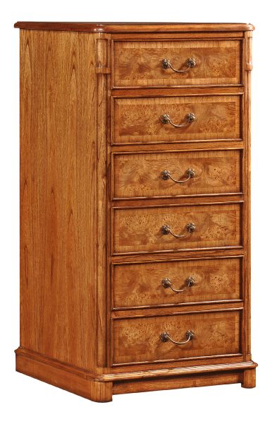 Hampton 3 Drawer Walnut Filing Cabinet FCW105-3D