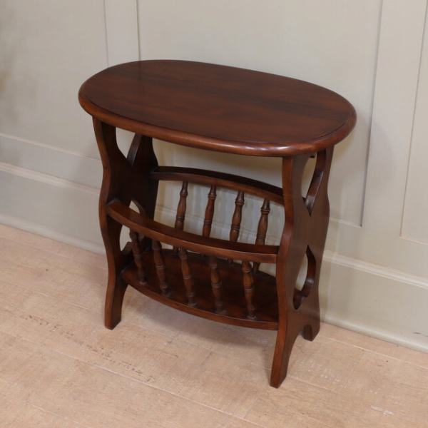 Hearts Mahogany Magazine Rack