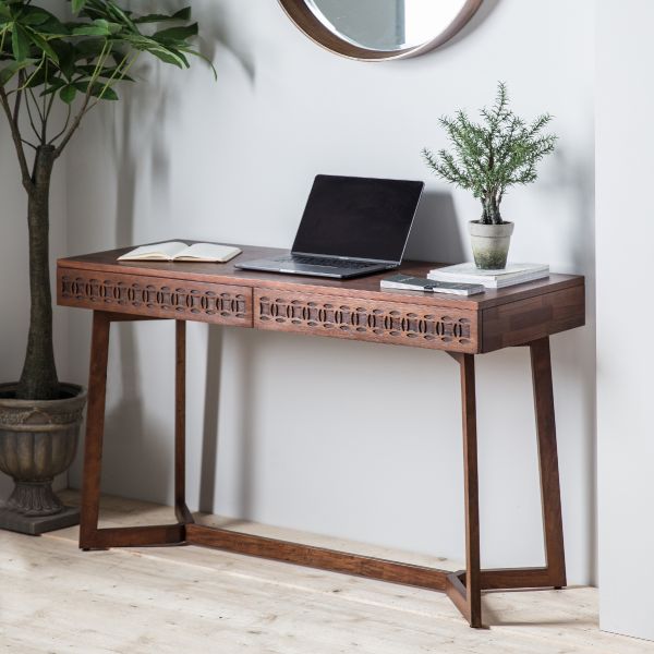 Hedonist (Brown) 2 Drawer Desk