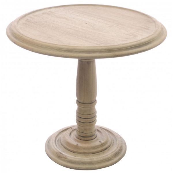 Natural Mahogany Vintage Pedestal Table