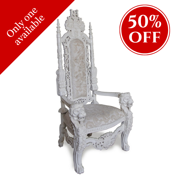 CLEARANCE- King Lion Throne Chair CHR011P
