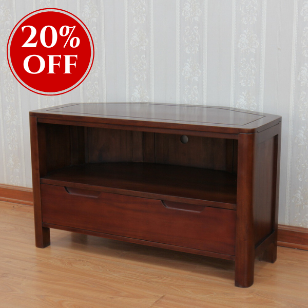 Ledbury Mahogany Corner TV Unit