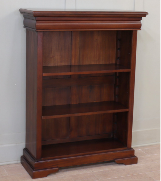 Mahogany Sleigh Bookcase