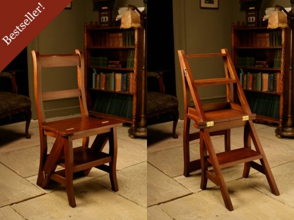 Solid Mahogany Step Chair OCS023