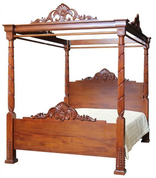 Annabelle Four Poster Canopy Bed B070