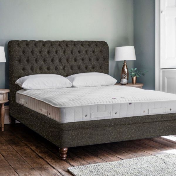 Rapture Upholstered Bed Frame with Low Footboard