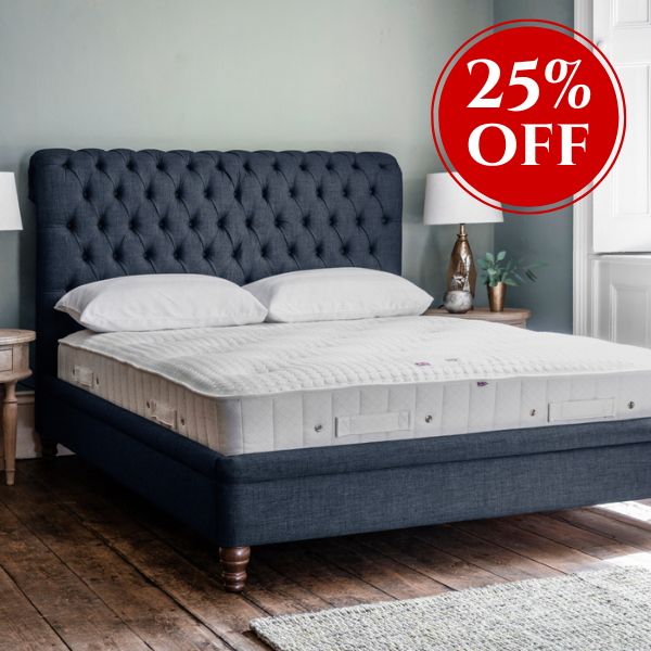 Rapture Upholstered Bed Frame with Low Footboard