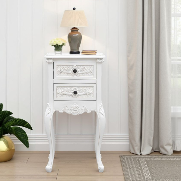 French Rococo Bedside Table