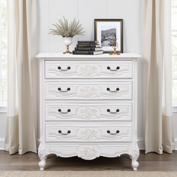 French Rococo Chest of Drawers (4 drawers)