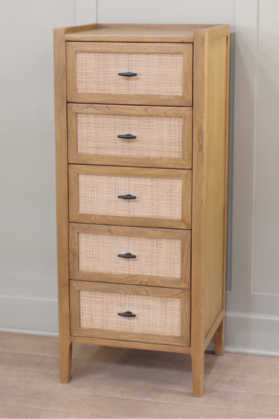 Scandi 5 Drawer Tall Chest