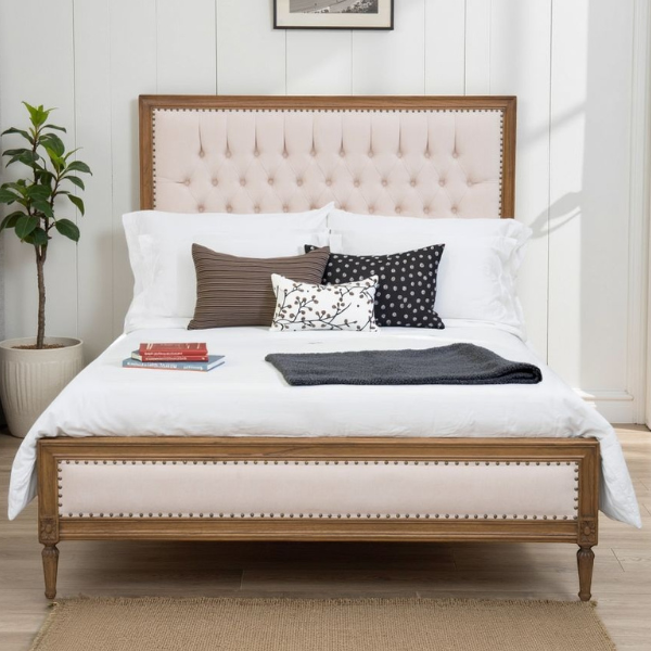 Serenity French Upholstered Bed
