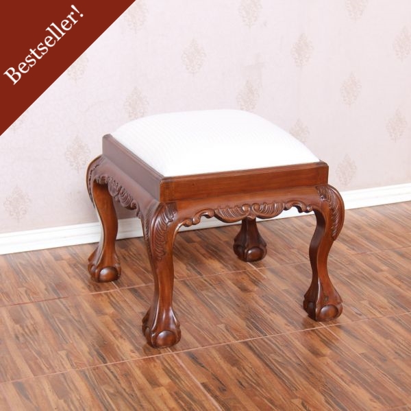 Chippendale Mahogany Stool STL001