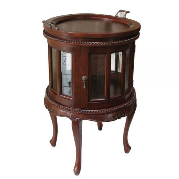 Round Mahogany Tea Table