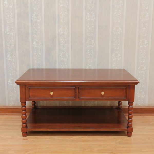 Bobbin Mahogany Coffee Table