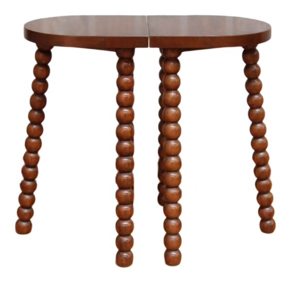 Bobbin Mahogany Side Tables (pair)