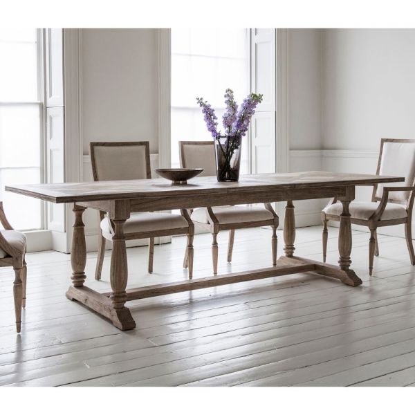 Martinique Parquet Extending Refectory Table