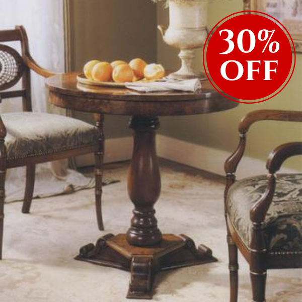 Tuscan Walnut Lamp Table