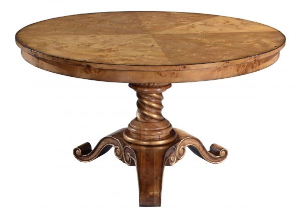 Hampton Round Walnut Dining Table (150cm)