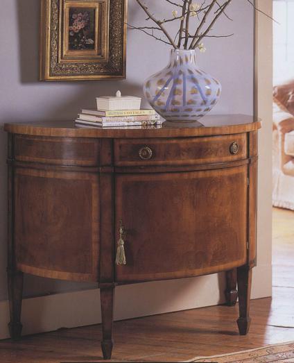 Demi Lune Walnut Chest