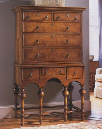 William and Mary Walnut Highboy