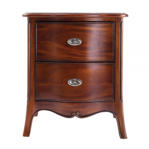 Olivia Two Drawer Bedside Table