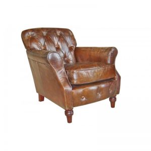vintage-leather-button-back-leather-chair