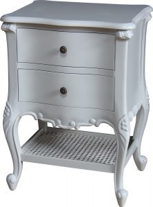 BS 033 - Bedside with rattan painted like grey (3)