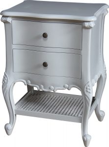 BS 033 - Bedside with rattan painted like grey (3)