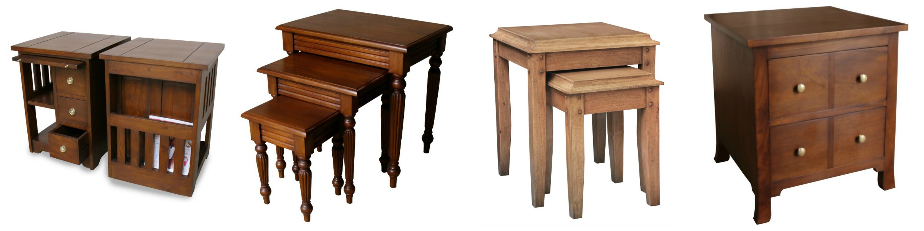 Stylish Mahogany Side Tables Lock Stock & Barrel Furniture Ltd