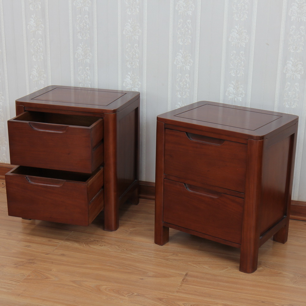 Ledbury mahogany bedside cabinets