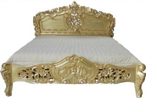 Gold Bed - Gold French Rococo Bed
