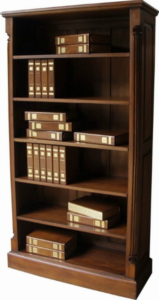 Solid Mahogany Bookcases Lock Stock Barrel Furniture Ltd