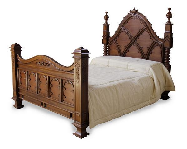 Gothic Furniture, Medieval Bed Frame