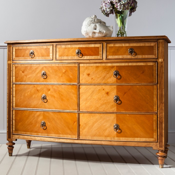 Frank Hudson Furniture: Spire 9 drawer wide chest of drawers