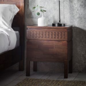 Frank Hudson Boho Retreat Bedside 2 Drawer Chest