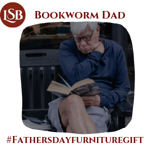 Fathers day furniture gifts quiz- Man reading a book