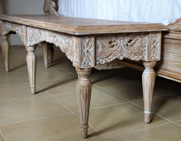 Weathered Furniture - Belle French Weathered Bench